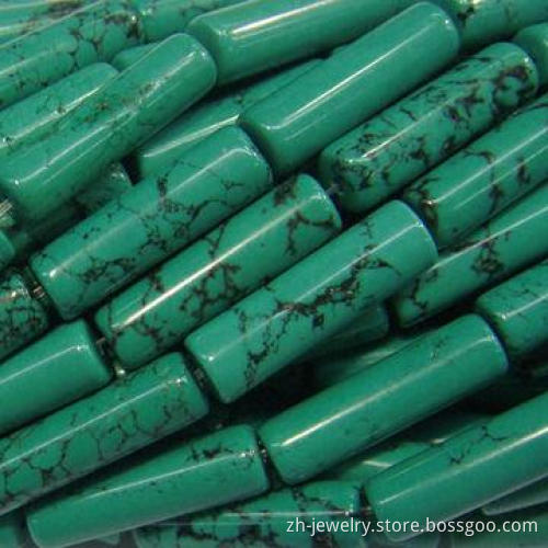 Turquoise Tube Beads, 100% Natural, Different Sizes (2-100mm) Shapes and Styles Available